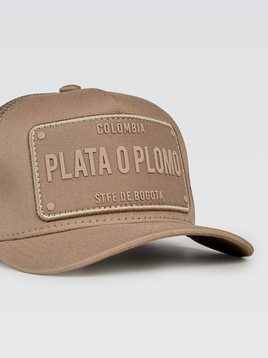 Boné Plata o Plomo Nude