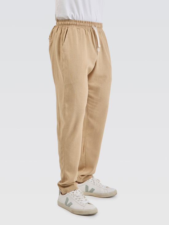 Calça Linho Mostarda