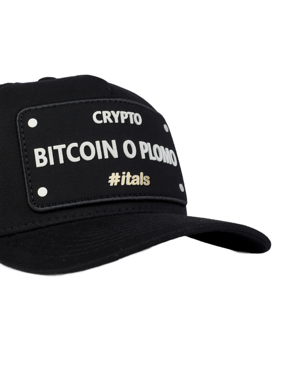 Boné Bitcoin Preto
