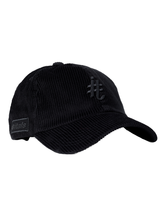 Boné Dad Hat Veludo Brasão Preto