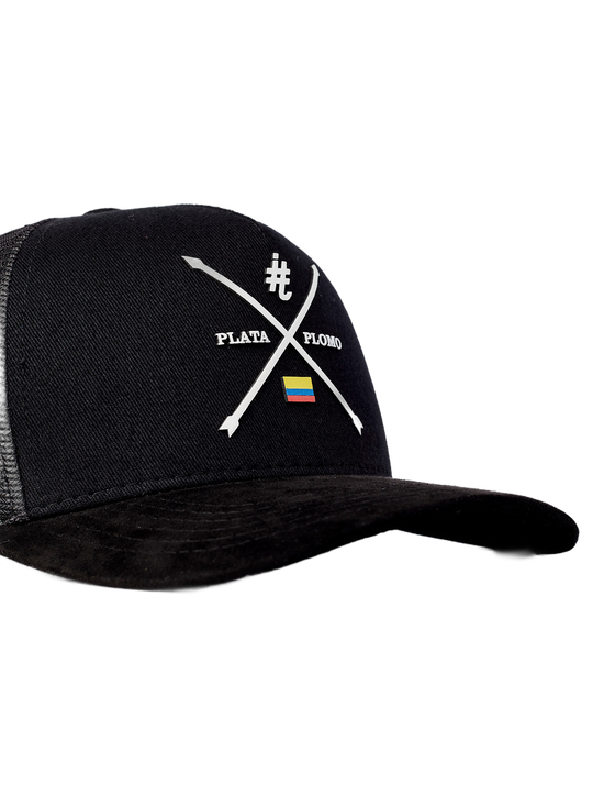 Boné Plata o Plomo X Preto