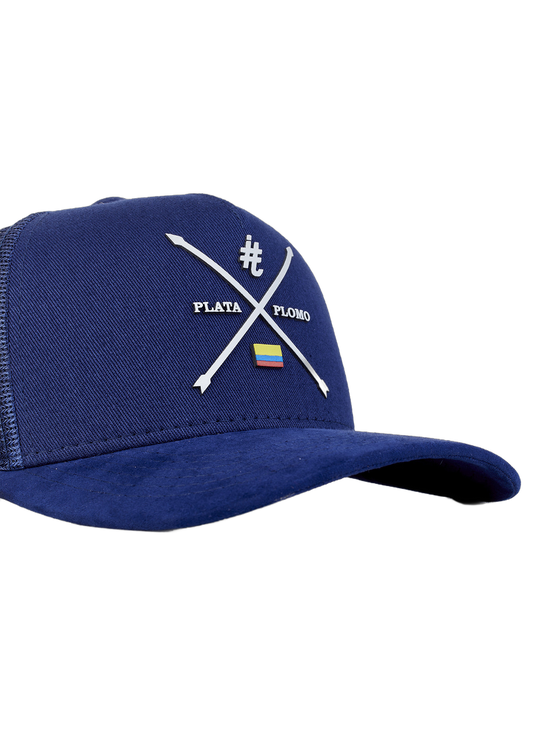 Boné Itals Plata o Plomo X Marinho