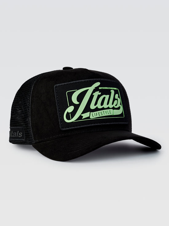 Boné Impossible Preto Tinta Mágica Verde