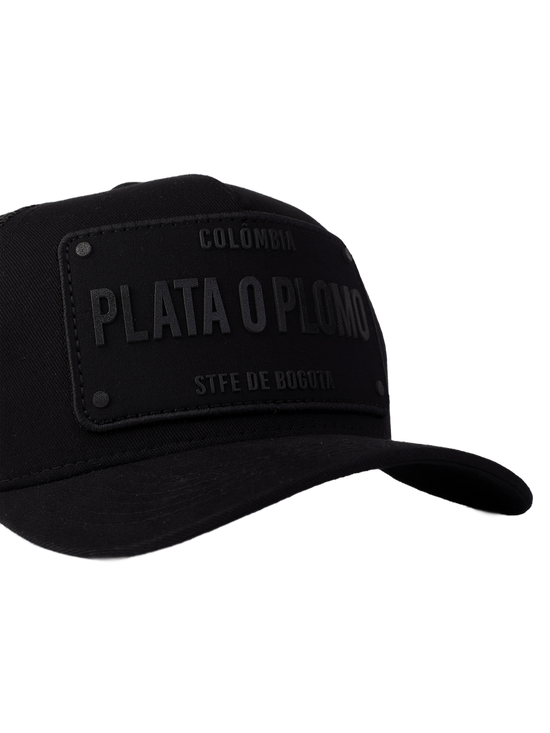 Boné Plata o Plomo Preto