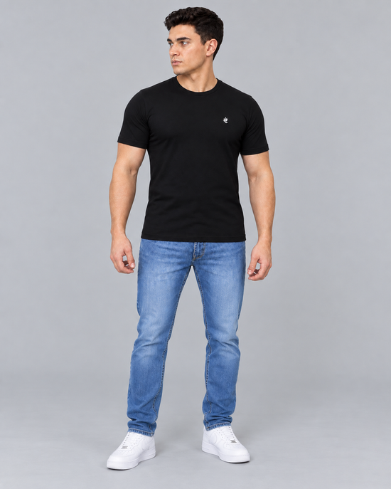 Camiseta Algodão Egípcio #itals Tudo o que eu amo Preta — Caro
