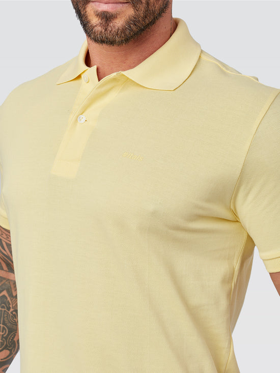 Camisa Polo Peruana Amarela