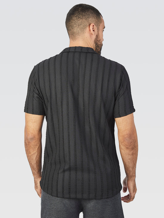 Camisa Sunset Textura Preto