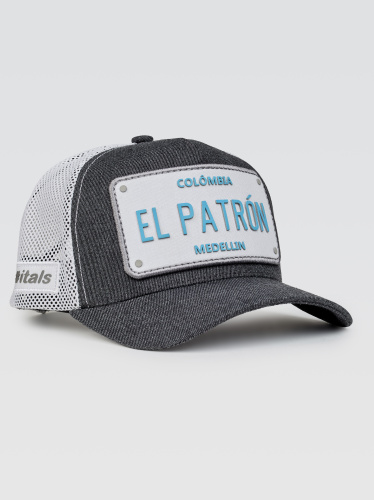 Boné itals El Patron Cinza e Azul