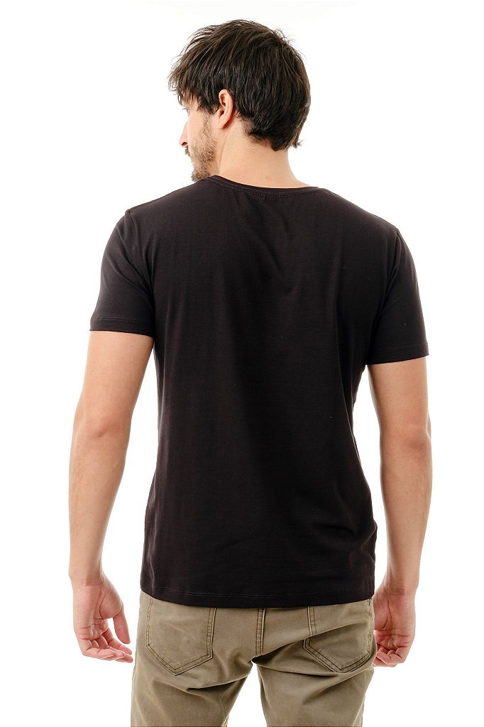 Tshirt itals Preto Camaleão