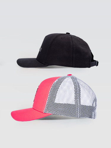 Kit Bonés 2x1 - Brasão Neon Pink + A Mãe ta On Preto