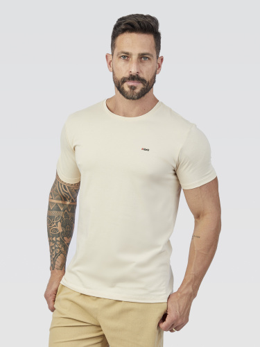 Camiseta Básica Classic Areia