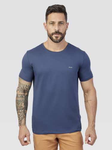 Camiseta Básica Cyber Marinho