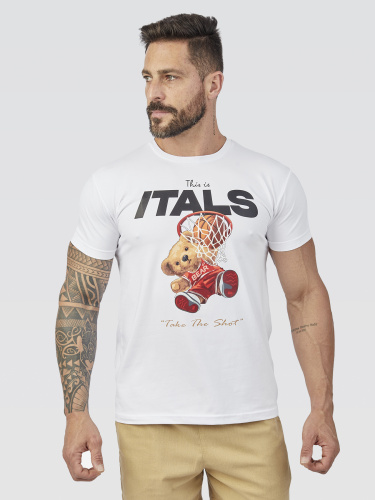 Camiseta Peruana Bear Ball White