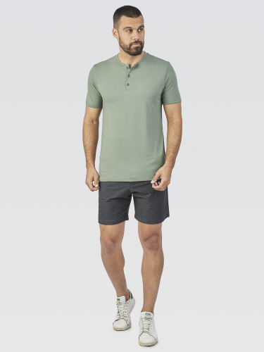 Camiseta Henley Verde