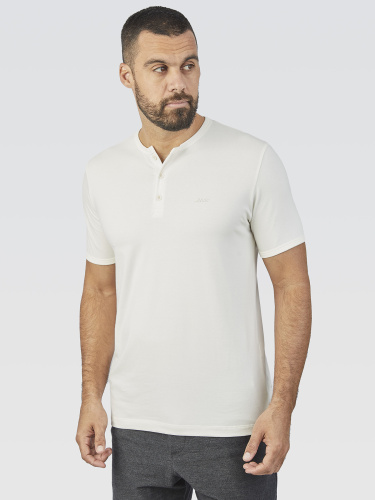 Camiseta Henley Off-White