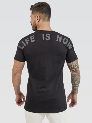 Camiseta Pima Life is Now Flash Black