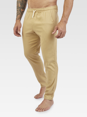 Calça Linho Mostarda
