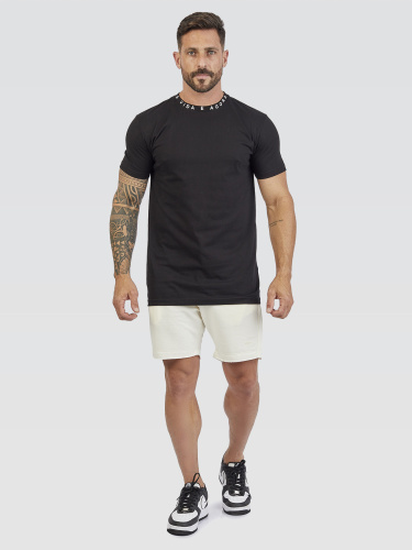 Camiseta Pima Neck Black 