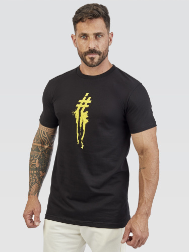 Camiseta Pima Mundo Yellow Black 