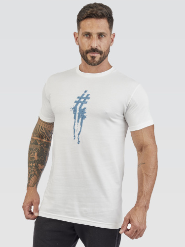 Camiseta Pima Mundo Blue White