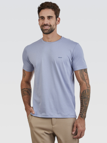 Camiseta Básica Pima Azul Céu