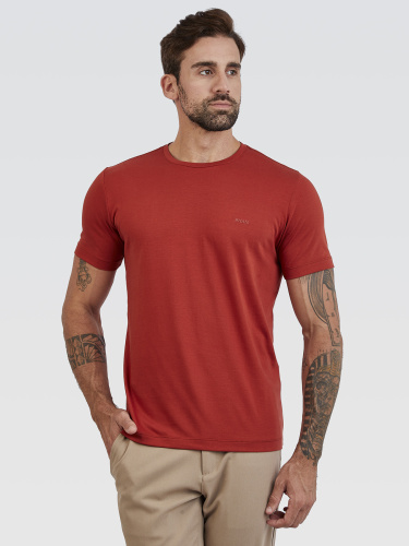 Camiseta Básica Pima Terracota