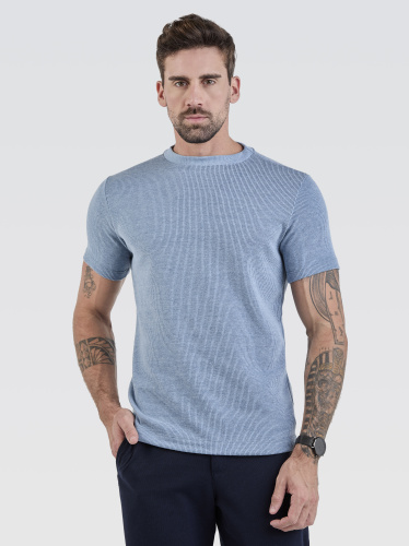 Camiseta New Tricot Azul Claro