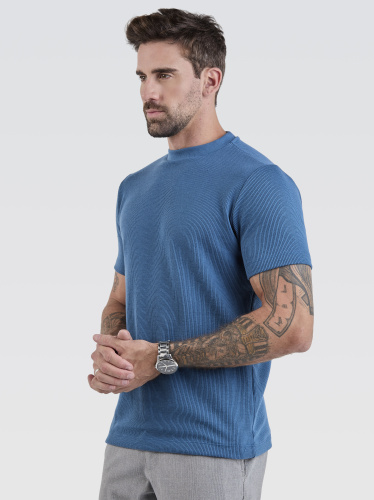 Camiseta New Tricot Azul Escuro