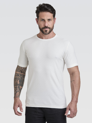 Camiseta Textura Matrix Branco
