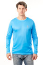 Camiseta itals DryFit Longa Azul
