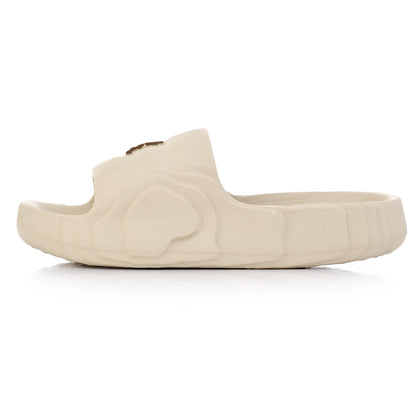 Chinelo Itals Nuvem Adventure OffWhite Logo Marrom