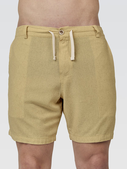 Short Alfaiataria Mostarda
