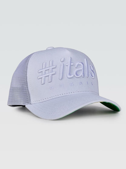 Boné Trucker #itals Vintage Brasil Branco