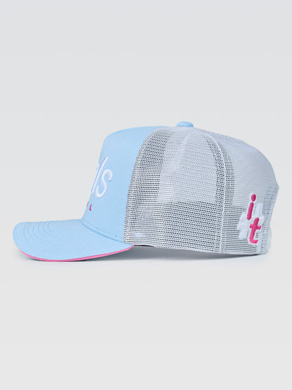 Boné Vintage Azul Bebê