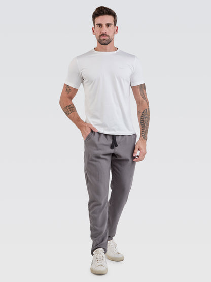 Calça Linho Cinza