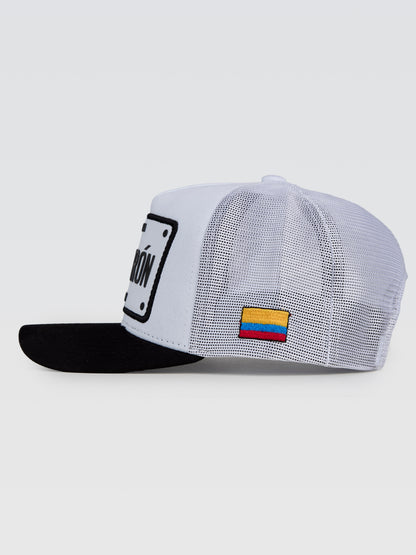 Boné El Patrón Branco Aba Preto