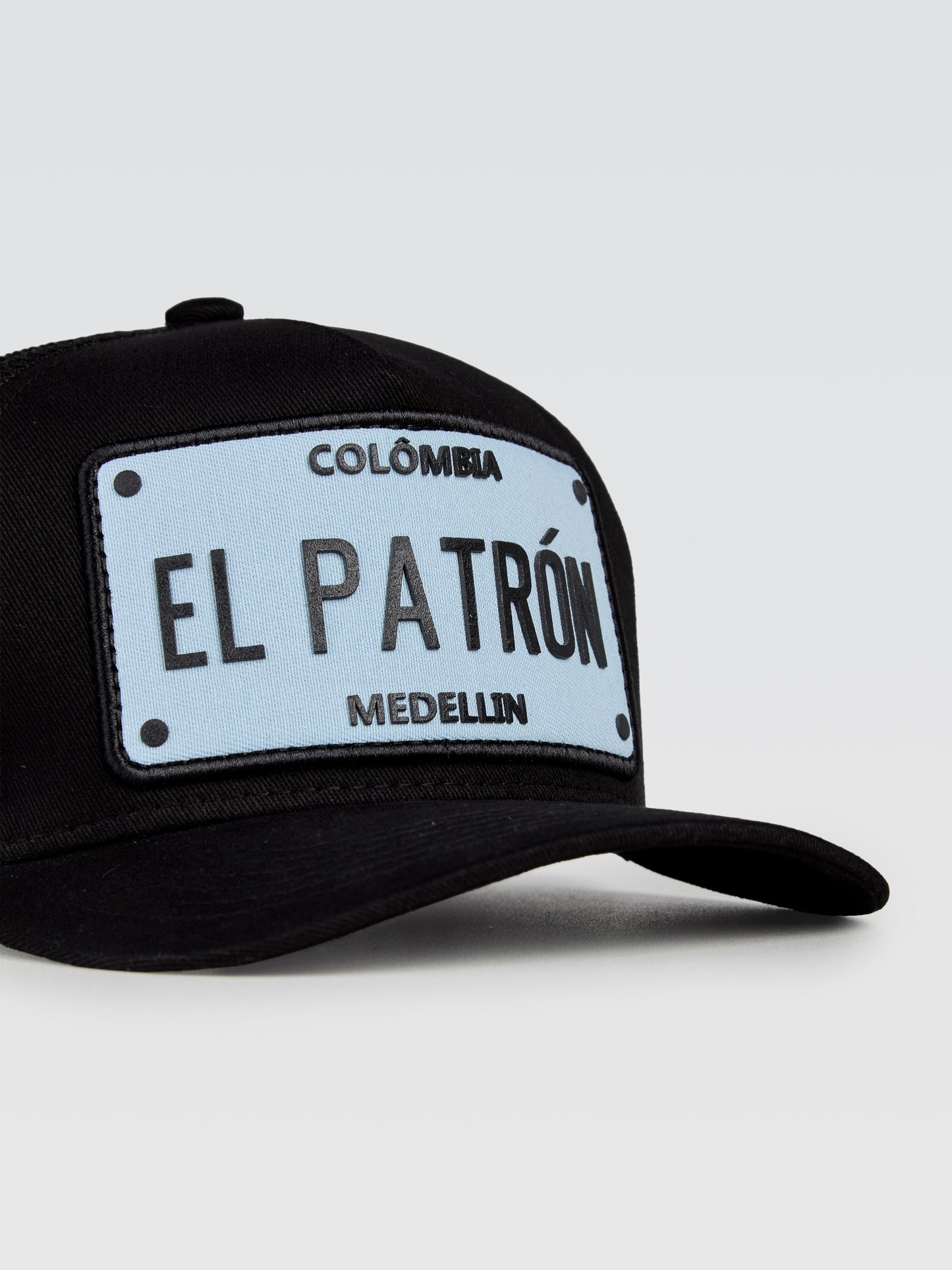 Boné El Patrón Preto Patch Ocean