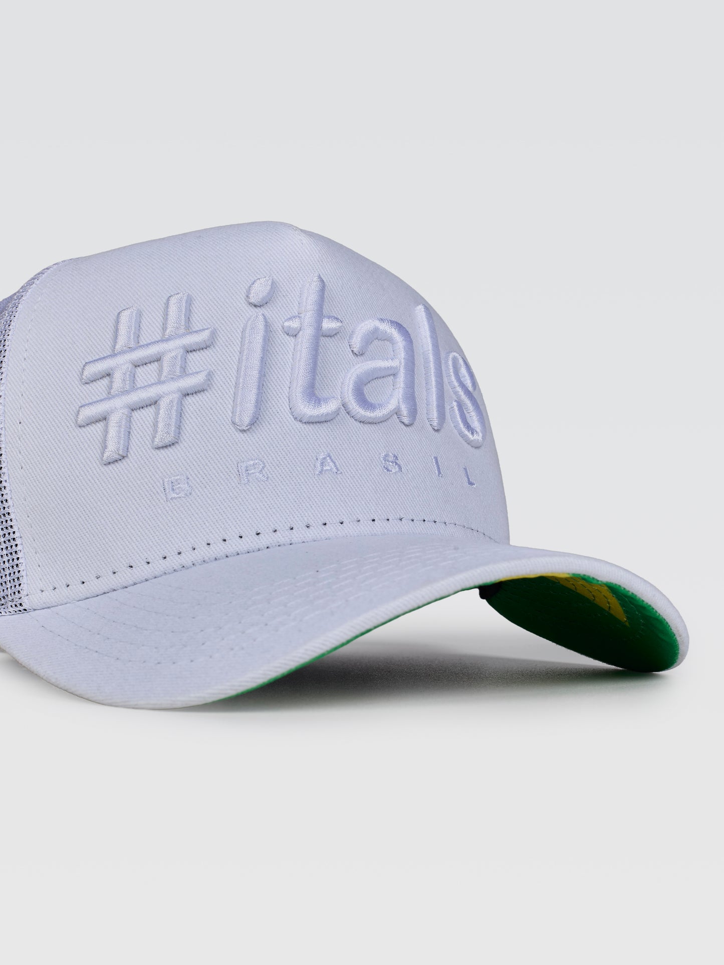 Boné Trucker #itals Vintage Brasil Branco