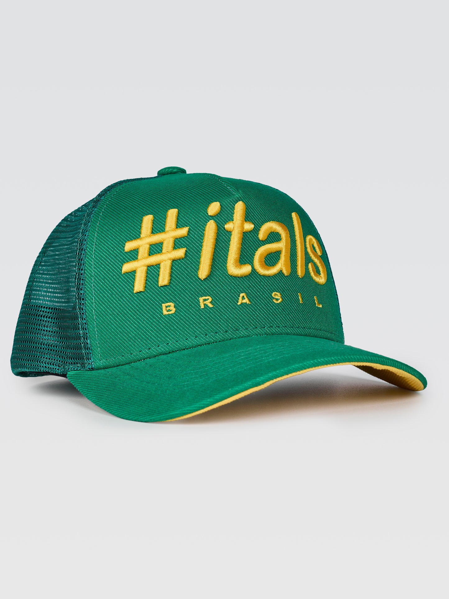 Boné Trucker #itals Vintage Brasil Verde