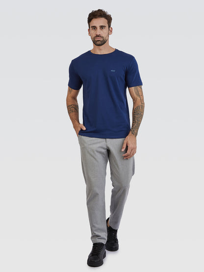 Camiseta Básica Marinho Logo Marinho