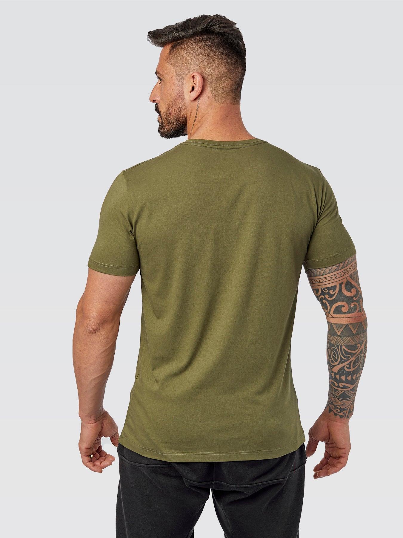 Camiseta Básica Musgo Logo Musgo