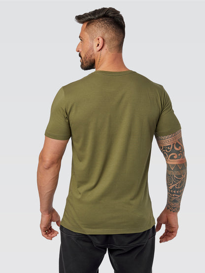 Camiseta Básica Musgo Logo Musgo