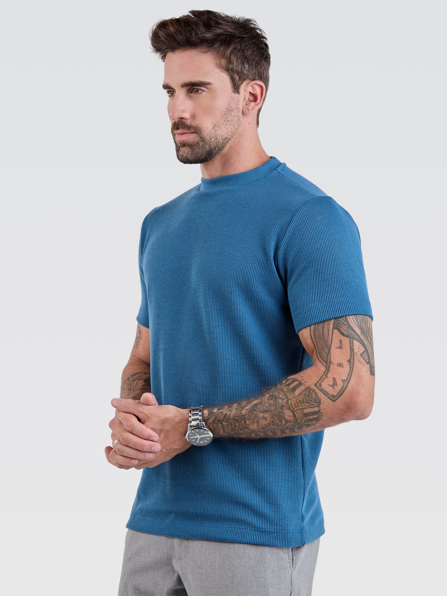 Camiseta New Tricot Azul Escuro