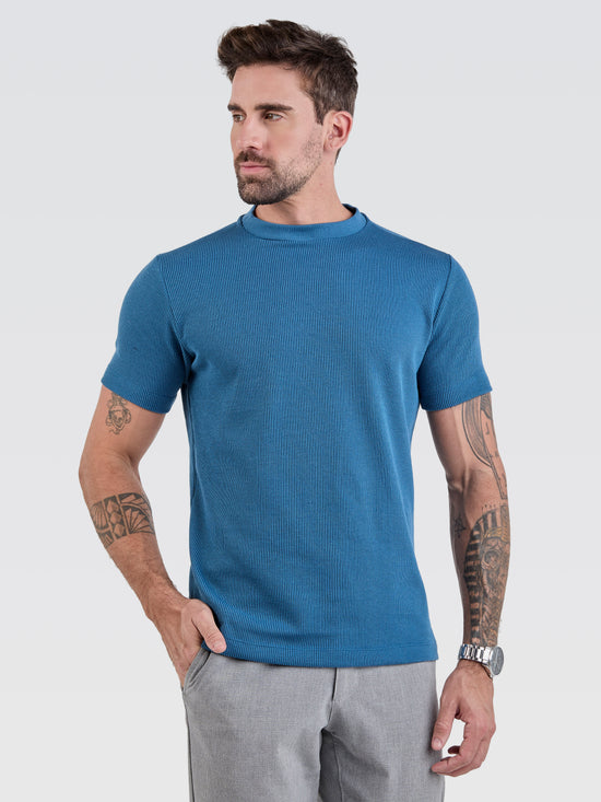 Camiseta New Tricot Azul Escuro