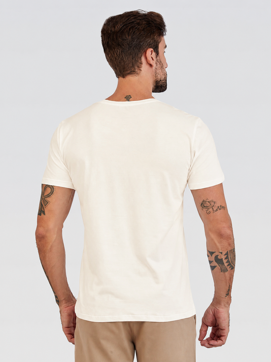Camiseta Off Cyber Neon Laranja