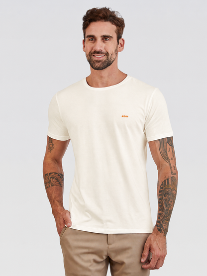 Camiseta Off Cyber Neon Laranja