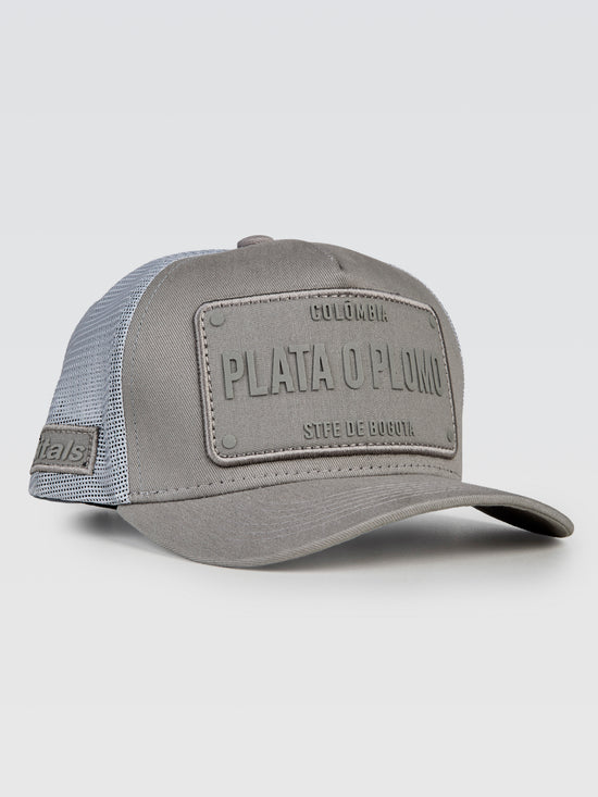 Boné Plata o Plomo Cimento