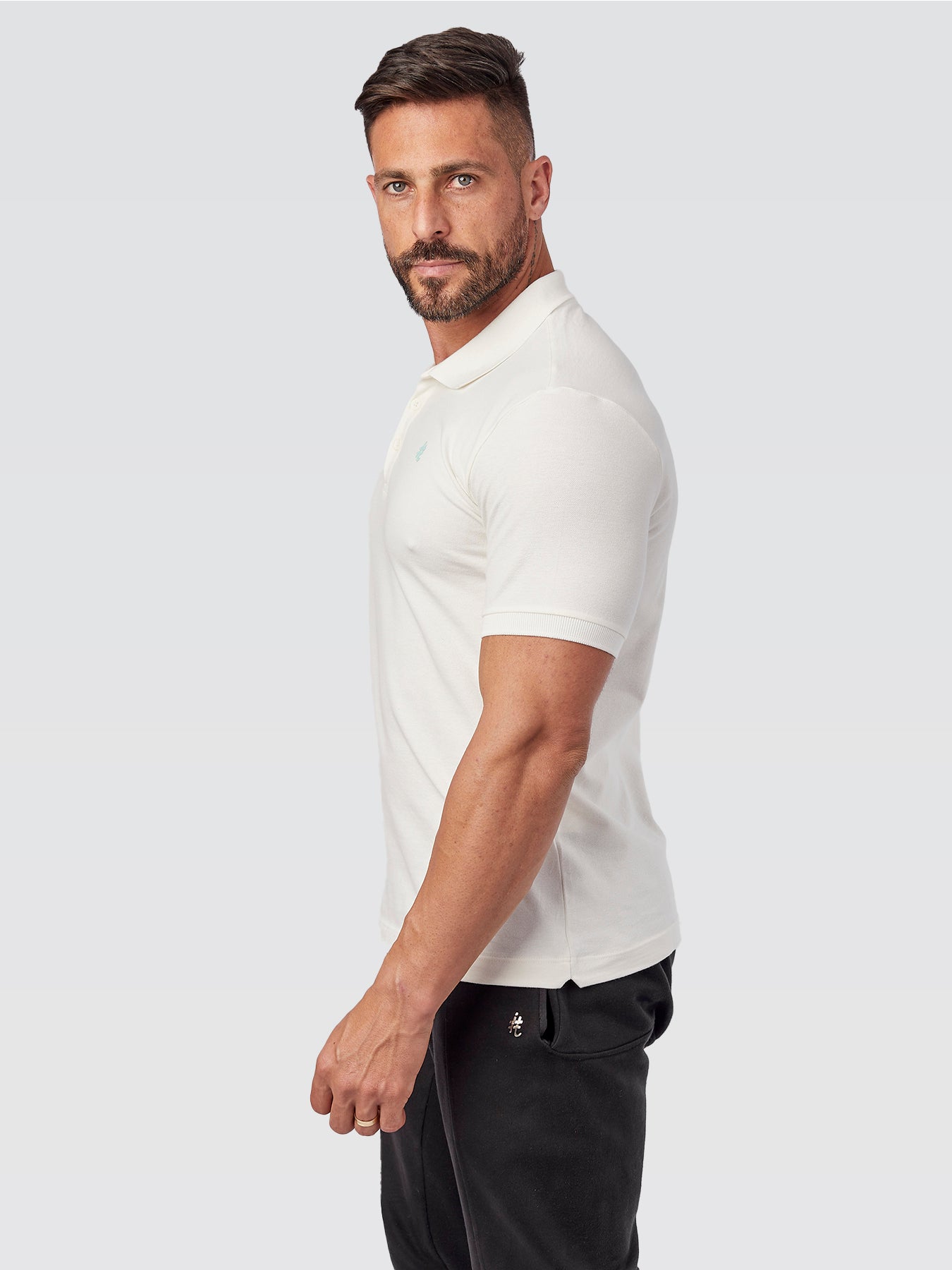 Camisa Polo Itals Off White