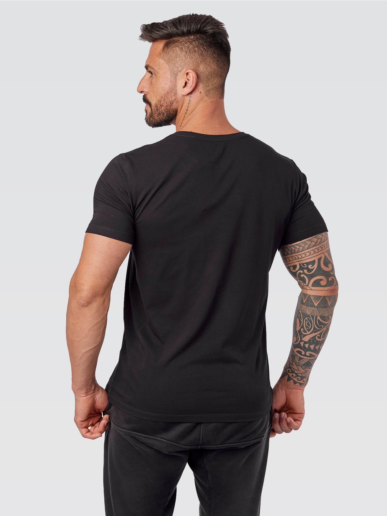 Camiseta Básica #itals Preto Logo Branco