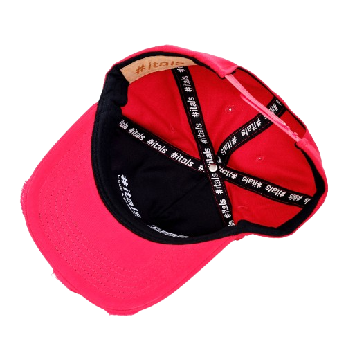 Boné Itals Clássico Red Destroyed